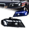 Audi A4 2008-2012 headlight assembly Headlight Pair