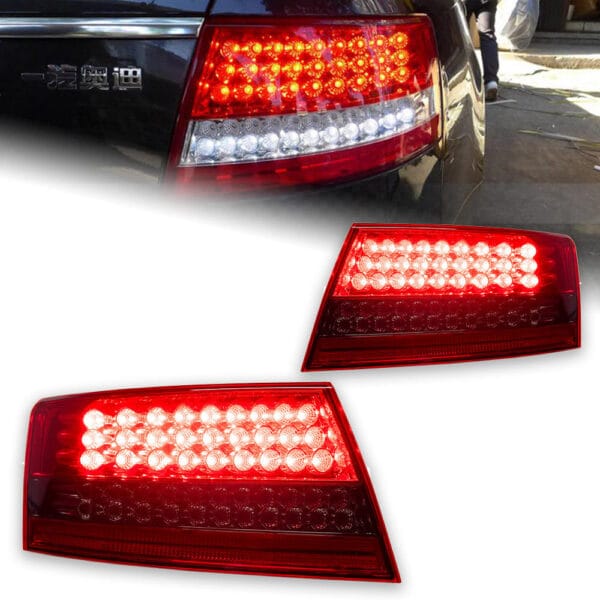 Audi A6 2005-2008 Taillight assembly Red
