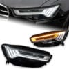 Audi A6 2012-2018 upgraded to C8 headlight assembly For 2012-2015 C7