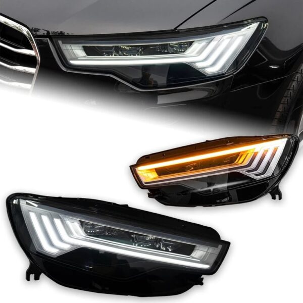 Audi A6 2012-2018 upgraded to C8 headlight assembly For 2012-2015 C7
