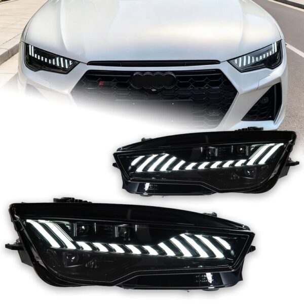 Audi A7 2011-2018 headlight assembly Bumper replaced between 2011 and 2014