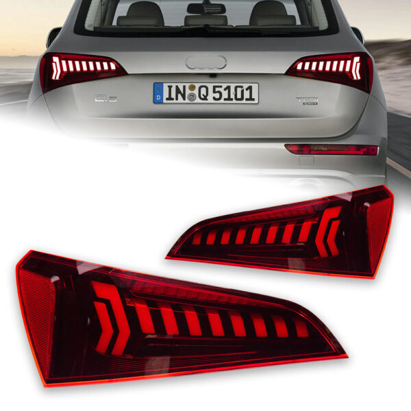 Audi Q5 2008-2018 Taillight assembly 2008-2012 Red