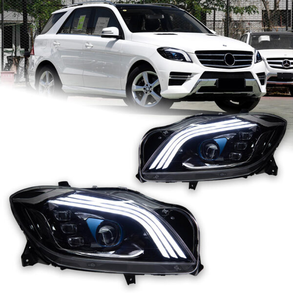 Mercedes-Benz 2012-2015 W166 headlight assembly Headlight one pair