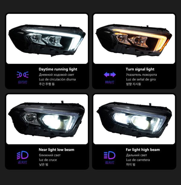 Benz A Class W177 2019 2021 Headlight 02