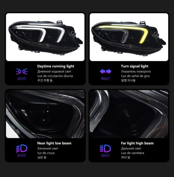 Benz Gle 2015 2019 Headlight 02