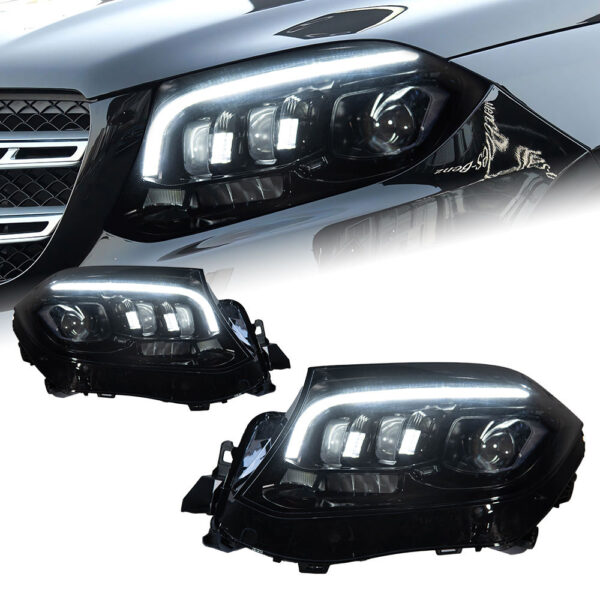 Mercedes-Benz GLS400 LED 2012-2018 X166 headlight assembly Headlight one pair