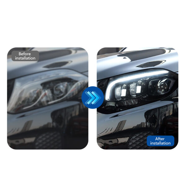 Benz Gls400 Led 2012 2018 X166 Headlight 03
