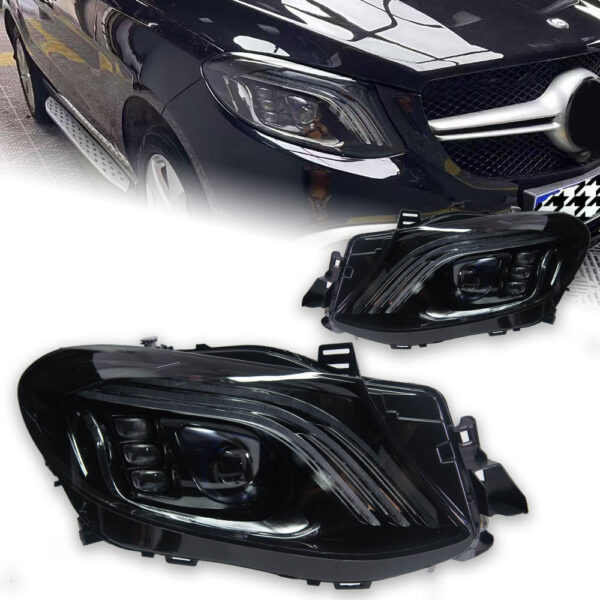 Mercedes-Benz ML-Class 166 2012-2015 headlight assembly Headlight one pair