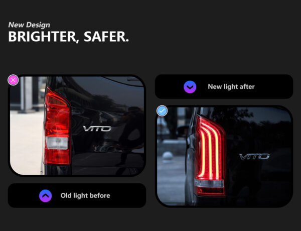 Benz Vito 2014up W447 Taillight 03