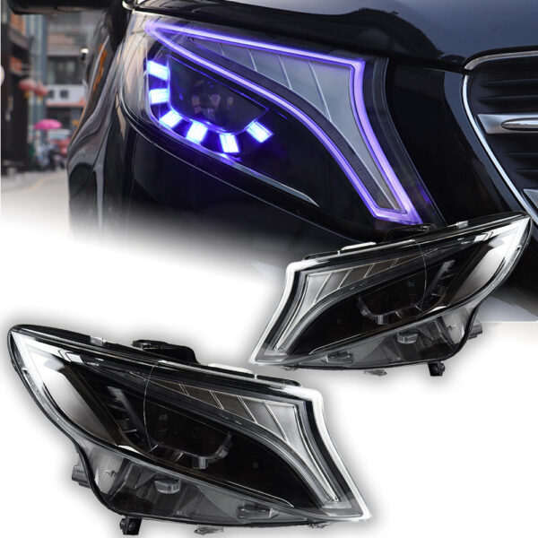 Mercedes-Benz Vito W447 headlight assembly – Headlight Pair 4
