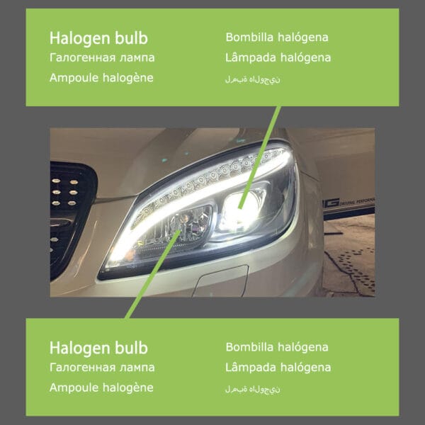 Benz W204 2007 2010 Headlight 03