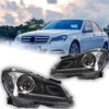 Mercedes-Benz W204 2007-2010 headlight assembly – 2007-2010 Halogen