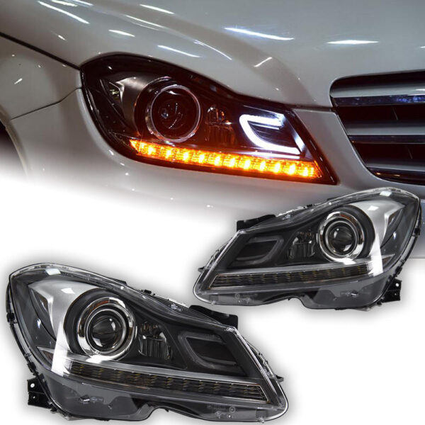 Benz W204 2007 2010 Headlight 2007 2010 Halogen 04
