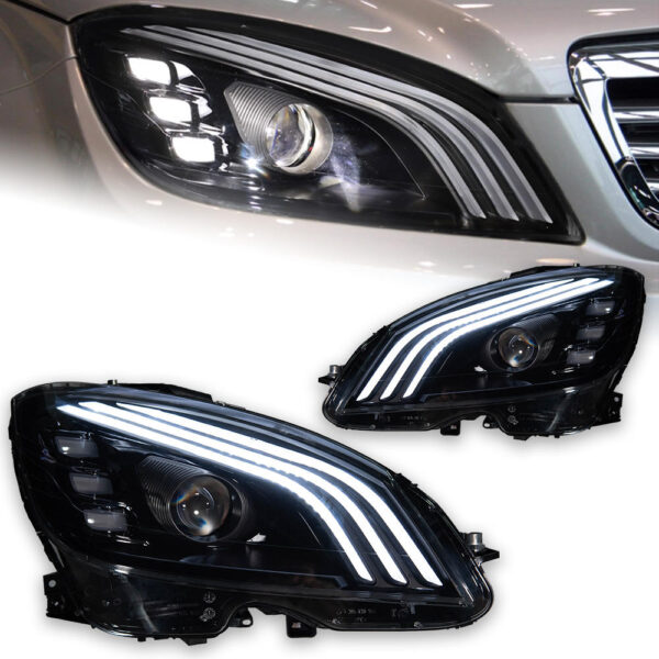 Mercedes-Benz W204 2007-2010 headlight assembly – 2011-2013 Halogen
