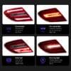 Benz W204 2007 2013 Taillight Smoked 02