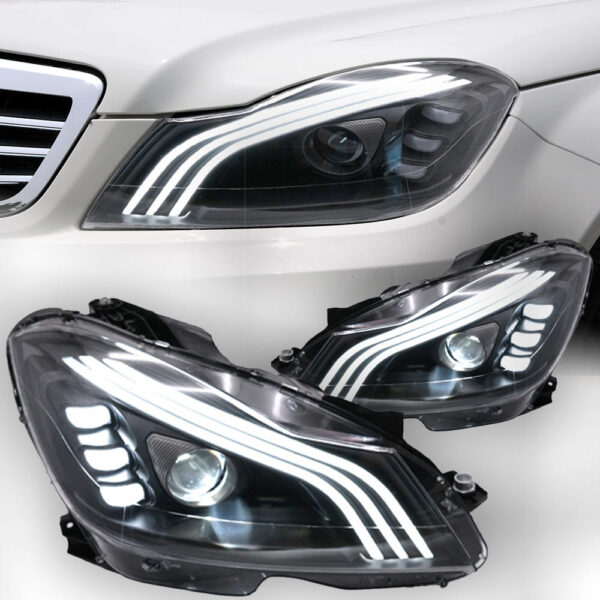 Mercedes-Benz W204 2011-2014 headlight assembly 2011-2013 Haloge