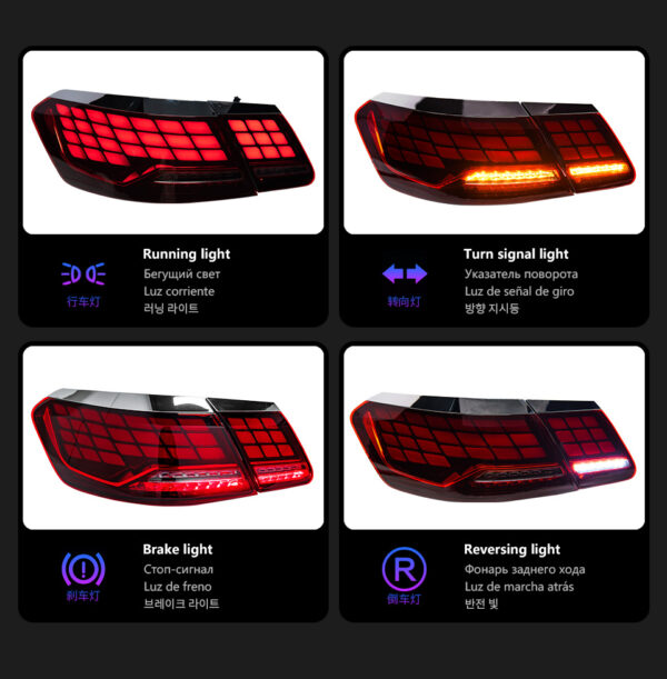 Benz W212 2009 2016 Taillight 2012 Red 02
