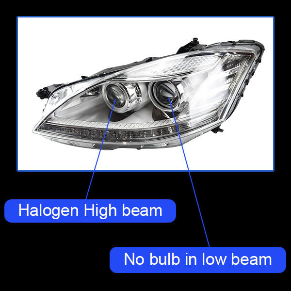 Benz W221 2006 2009 S Class Headlight 02