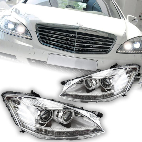 Benz W221 2006 2009 S Class Headlight 04