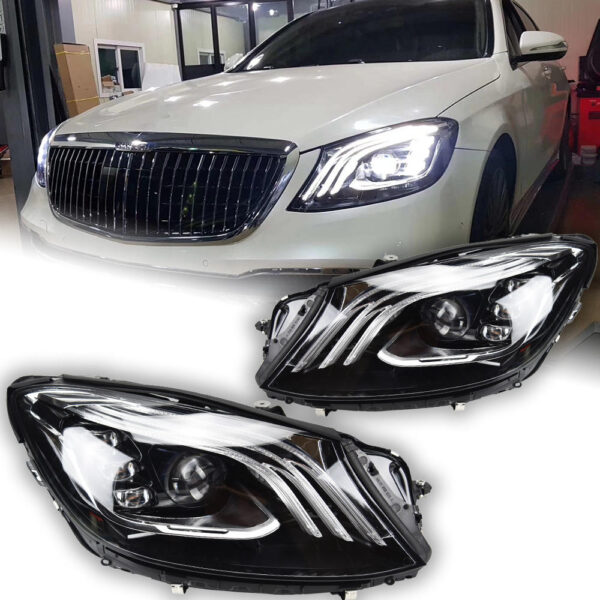 Mercedes-Benz W222 2013-2020 S-Class headlight assembly Headlight one pair