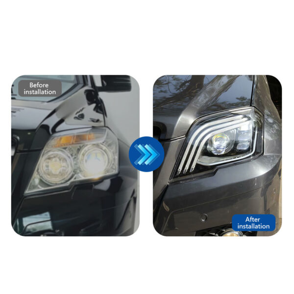 Benz X204 Glk Headlight 02