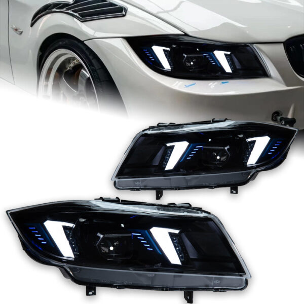 BMW 3 Series E90 E91 headlight assembly Halogen
