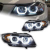 BMW 3 Series E90 headlight assembly 2005-2008 Halogen