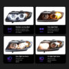 Bmw 3 Series E90 Headlight 02