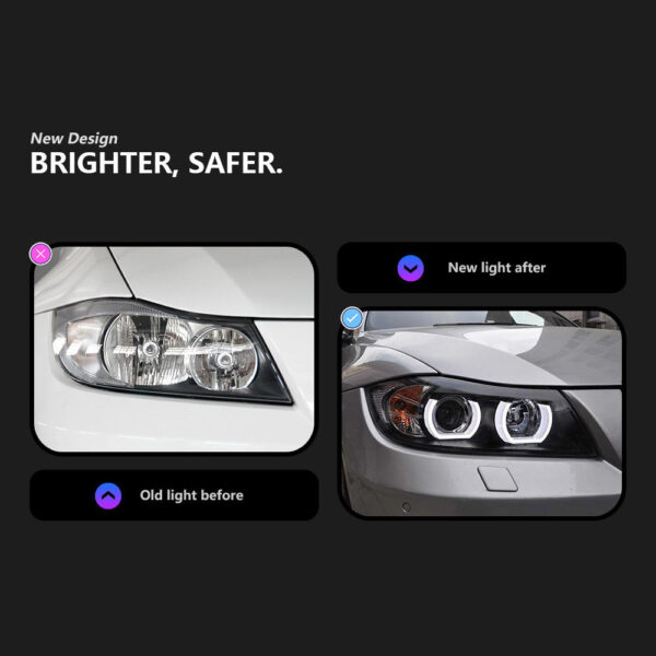 Bmw 3 Series E90 Headlight 03