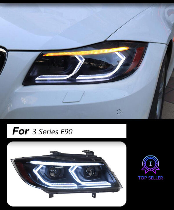 Bmw 3 Series E90 Headlight Xenon 04