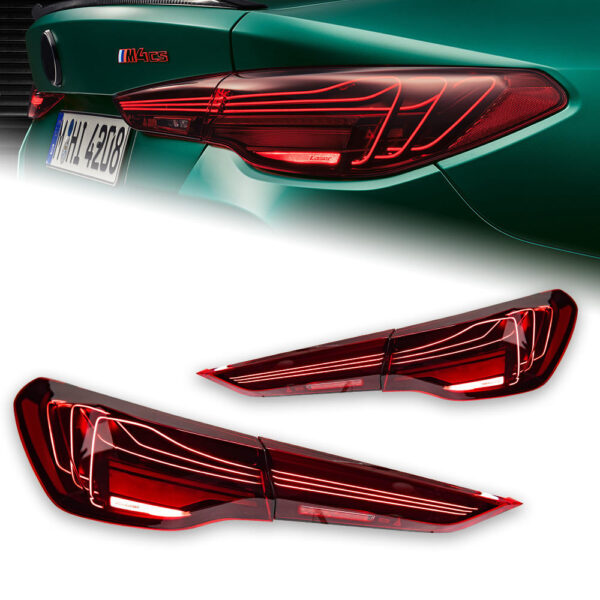 BMW 4 Series G22 2021-2023 G23G82 G26 Taillight assembly Smoked Black