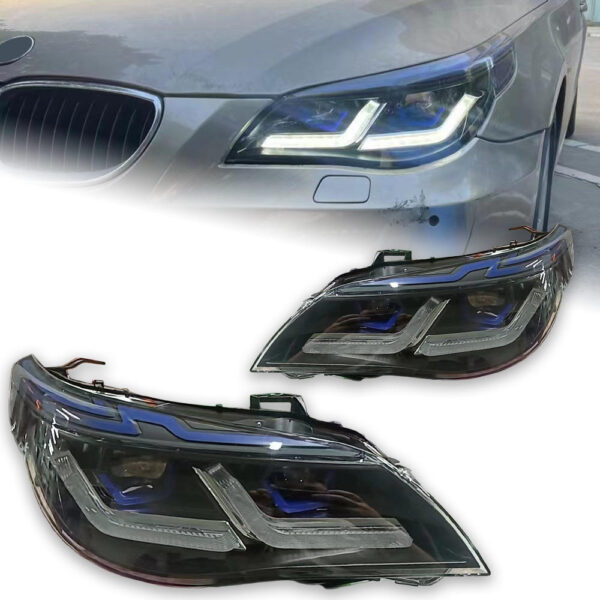 BMW 5 Series E60 2003-2009 LED headlight assembly Halogen