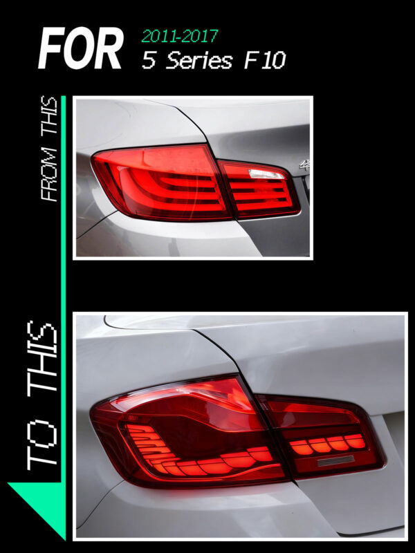 Bmw 5 Series F10 2011 2017 Taillight 03