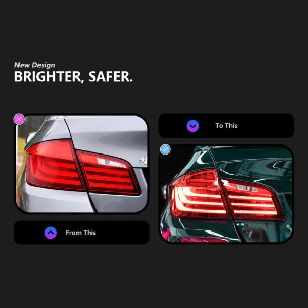 Bmw 5 Series F10 F18 Taillight 03