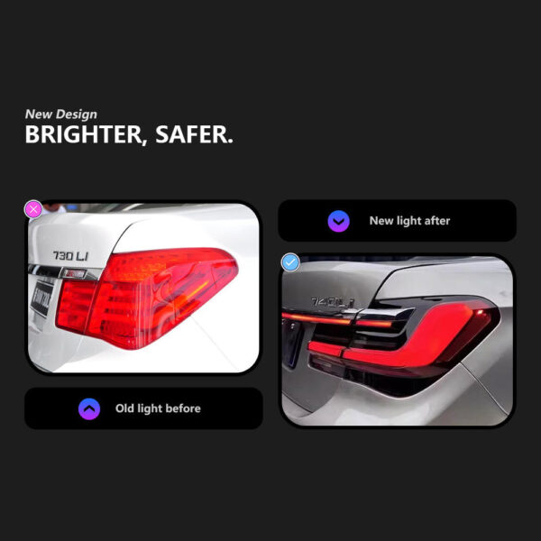 Bmw 7 Series F02 2009 2016 F01 Taillight 03