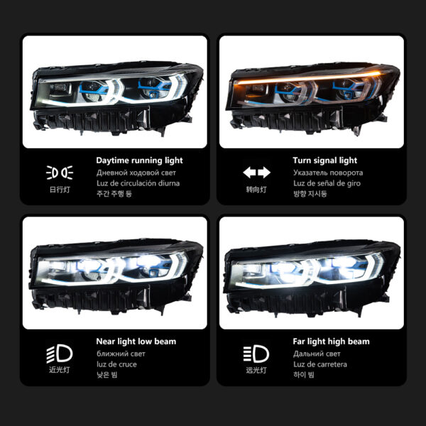 Bmw 7 Series G12 2016 2018 Headlight 02