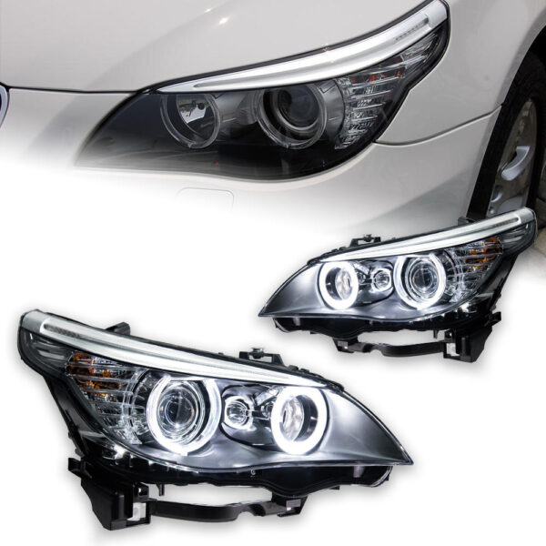 BMW E60 2003-2009 E61 headlight assembly For LCI before