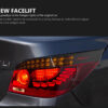 Bmw E60 2003 2009 Taillight 2006 Red And White 04