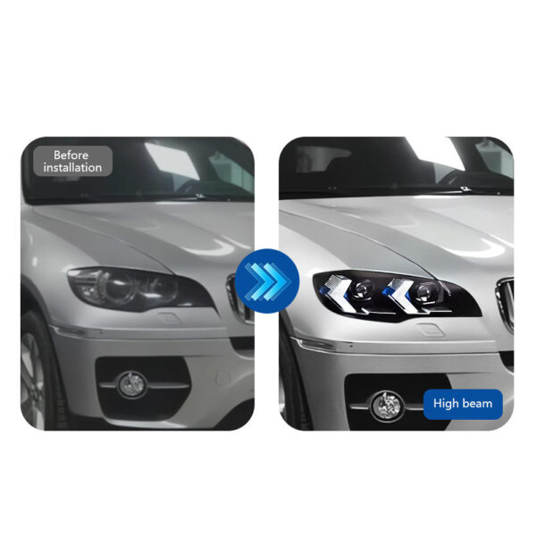 Bmw E71 X6 E72 2007 2014 Headlight 03