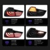 Bmw E90 2004 2012 Taillight 2012 Smoke Red 02
