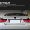 Bmw E90 2004 2012 Taillight 2012 Smoke Red 04