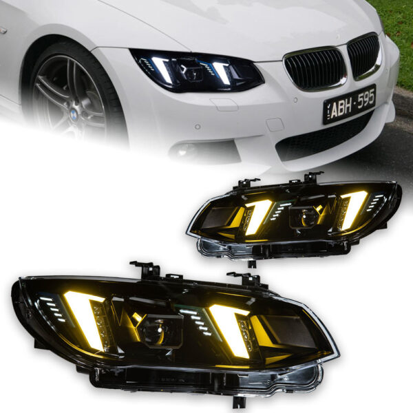 BMW E92 2009-2012 E93 M3 headlight assembly – Headlight Pair