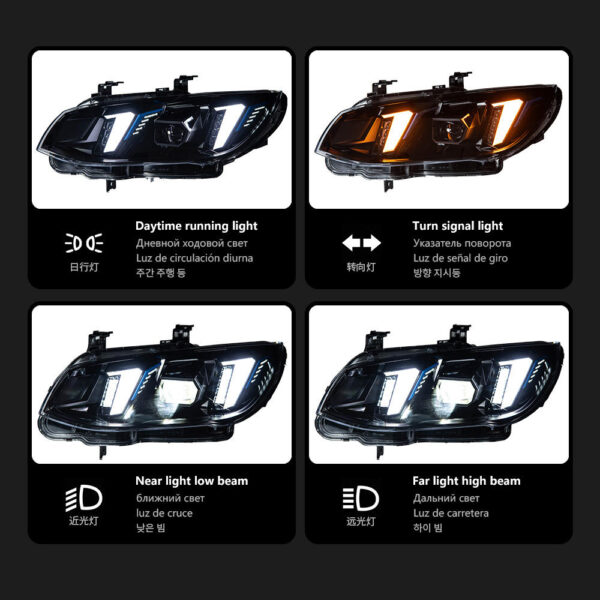 Bmw E92 2009 2012 E93 M3 Headlight Pair 02
