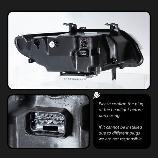 Bmw E92 2009 2012 E93 M3 Headlight Pair 04
