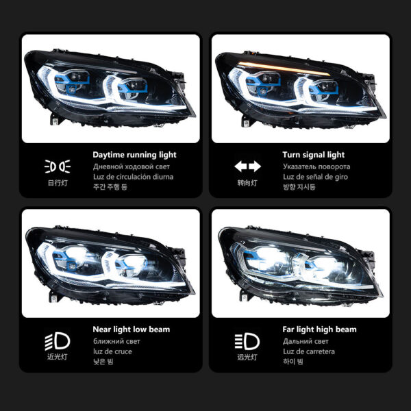 Bmw F02 F01 Headlight 02