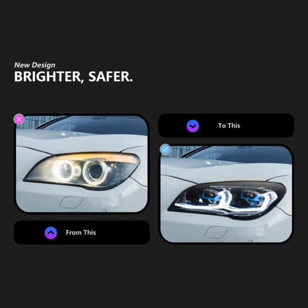 Bmw F02 F01 Headlight 03