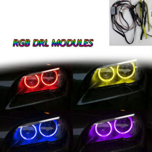 Compatible with BMW 5 Series F10 F18 14-17 daytime running light RGB DRL module US version