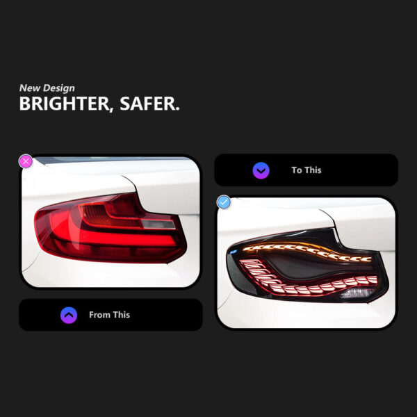 Bmw F22 F23 F44 F45 F46 F87 M2 Taillight 02