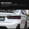 Bmw G20 G80 2019 2022 Taillight Red 03