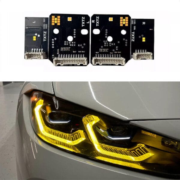 BMW G80 M3 G82 M4 G22 G26 2021 Yellow Daytime Running Light Module US version